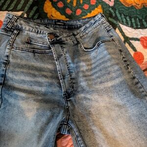 Women's Boyfriend Jeans - Light Blue